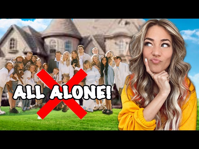 LIVING at my FAMILY'S Castle House *ALL ALONE*!!!!!