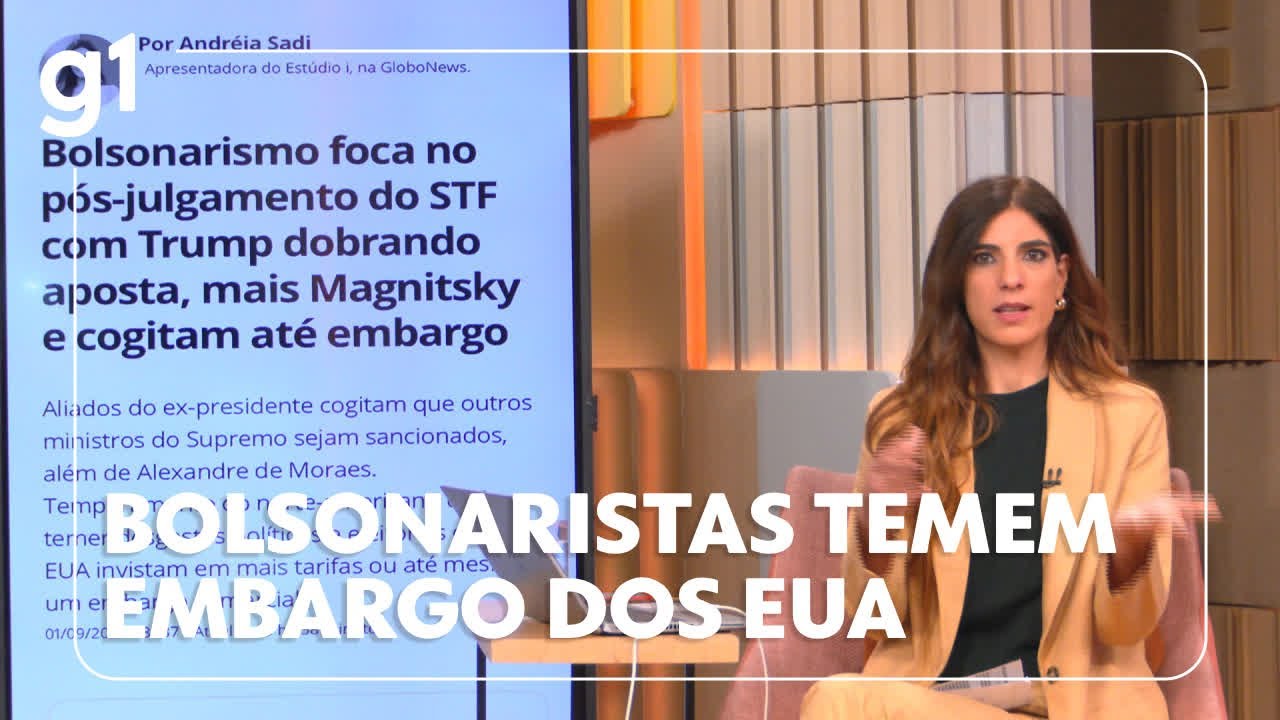 Andréia Sadi Bolsonaristas temem que Trump aplique embargo ao Brasil