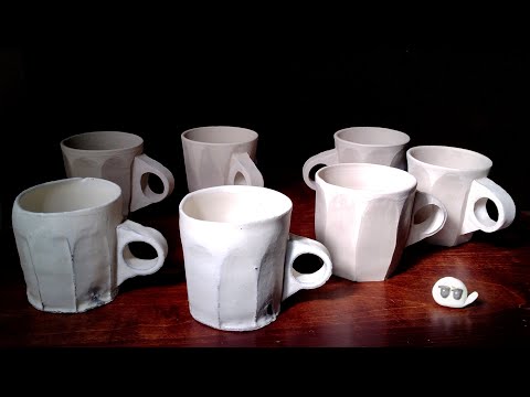 【陶芸】お洒落なマグカップ/mug【作り方】
