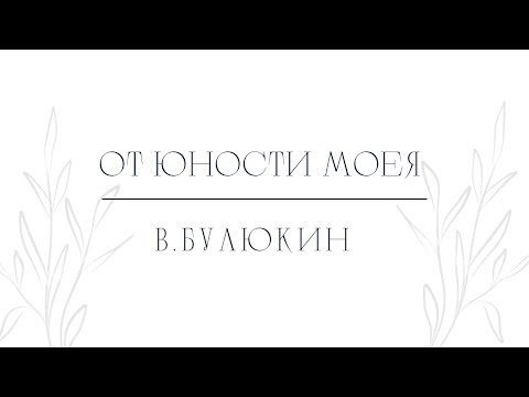 От юности моея - Владимир Булюкин