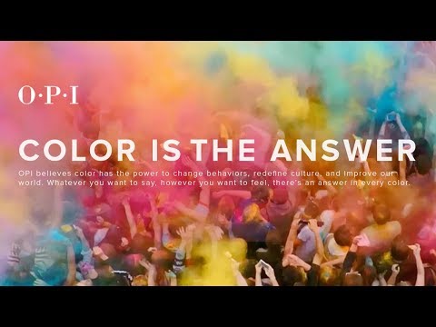 OPI Launches New Brand Campaign "Color is the Answer" Celebrating The Power Of Color