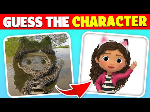 GABBY'S DOLLHOUSE CHARCTERS ILLUSION GAME! 🏠🧸 Squint to Guess the Character! 👀 | Vera, Luli Loo