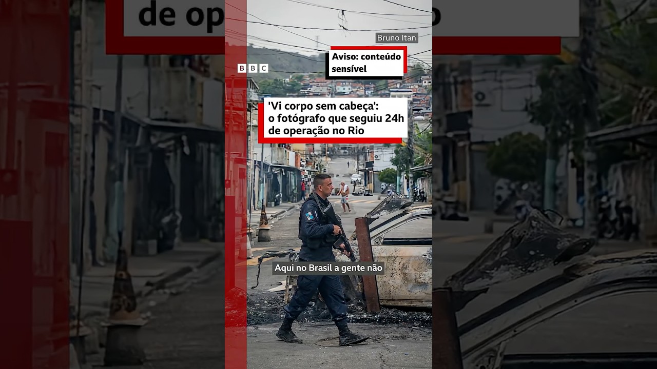 Vi corpo sem cabeça o fotógrafo que acompanhou 24h da operação policial no Rio de Janeiro 🚨  TV Online Vi corpo sem cabeça o fotógrafo que acompanhou 24h da operação policial no Rio de Janeiro 🚨