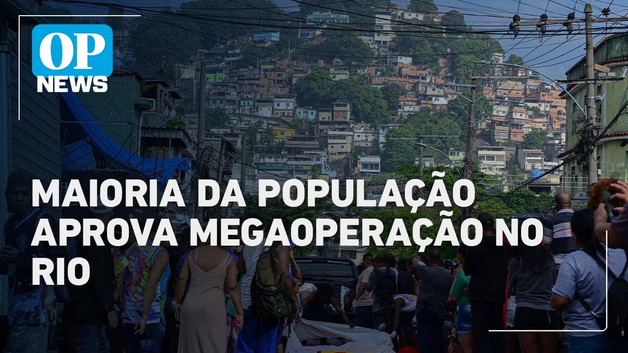 Maioria da população aprova megaoperação no Rio veja pesquisa AtlasIntel | OP News  TV Online Maioria da população aprova megaoperação no Rio veja pesquisa AtlasIntel | OP News