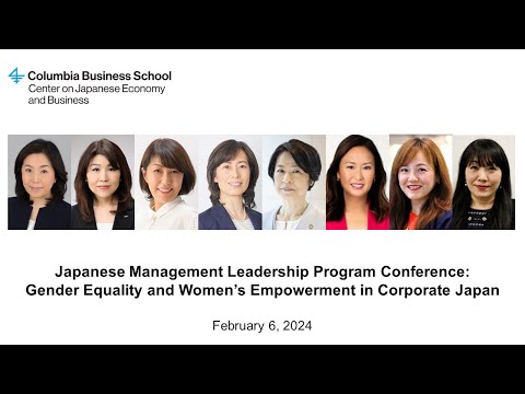 Japanese Management Leadership Program: Gender Equality and Women’s
Empowerment in Corporate Japan