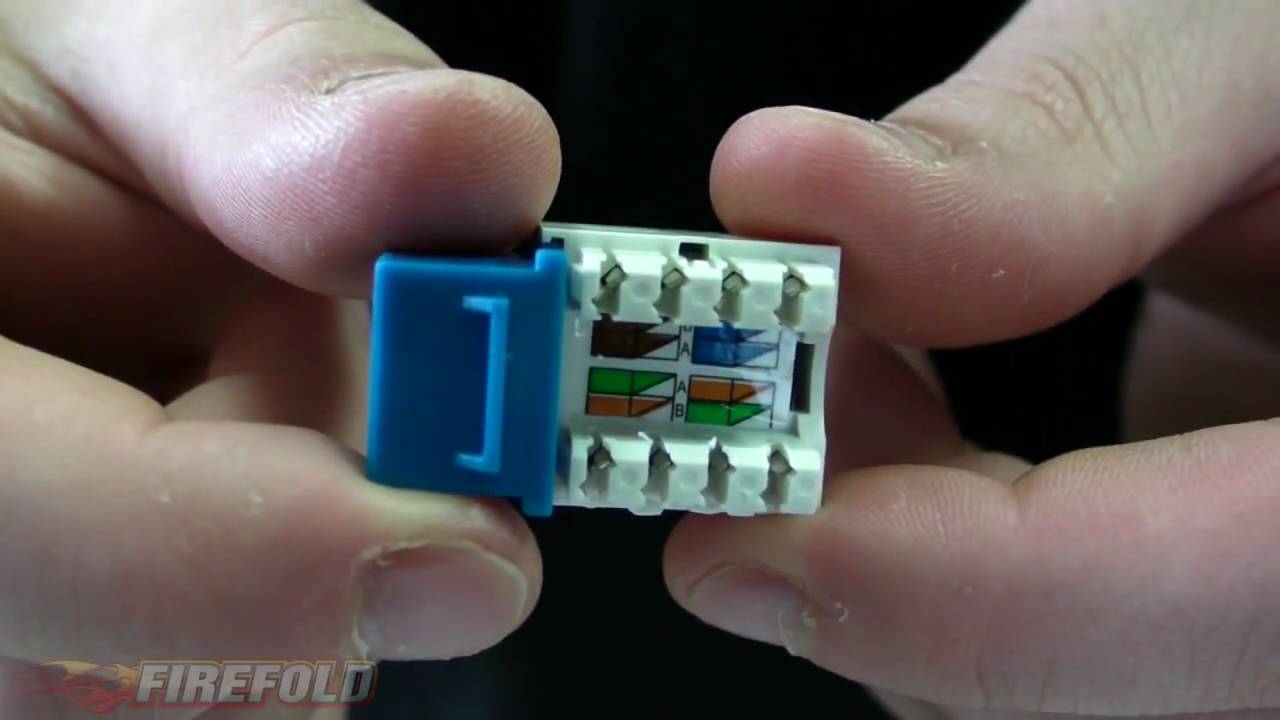 A Network 101 how-to: Punch Down Cat5/E/Cat6 Keystone Jack ... keystone rj45 wiring diagram for 