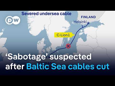 Baltic Sea data cable damaged: Germany assumes sabotage | DW News