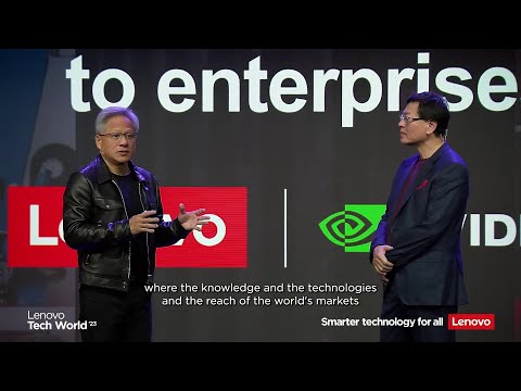 Lenovo Tech World 2023: NVIDIA’s Jensen Huang on AI for All