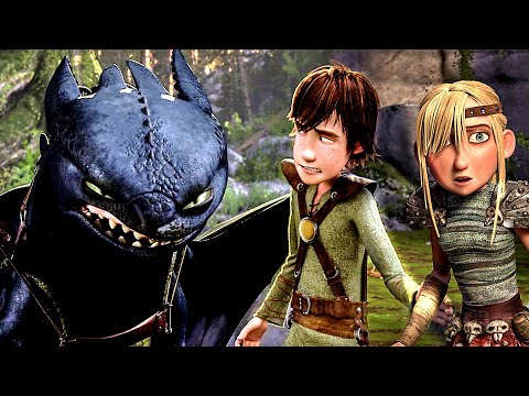 Toothless doesn't like strangers | How to Train Your Dragon | CLIP