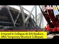 8 Injured In Collapse At JLN Stadium | After Temp Structure Collapses | NewsX