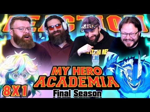 My Hero Academia 8x1 REACTION!! "Toshinori Yagi: Rising/Origin"