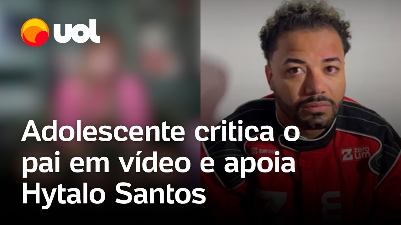 Adolescente critica o pai em vídeo e apoia Hytalo Santos Nunca vou soltar a mão dele