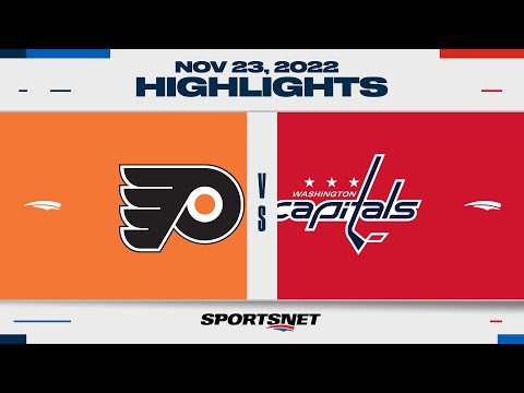 NHL Highlights | Flyers vs. Capitals - November 23, 2022