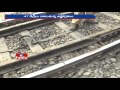 Railway tracks bend in extreme heat