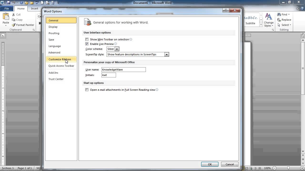 how-to-add-the-developer-toolbar-ribbon-to-word-2010-youtube