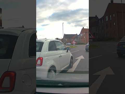 Car Driver Has No Awareness of their Surroundings #DashCam #Shorts #Driving