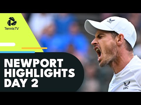 Murray Takes On Querrey; Purcell Battles Mannarino | Newport 2022 Day 2 Highlights