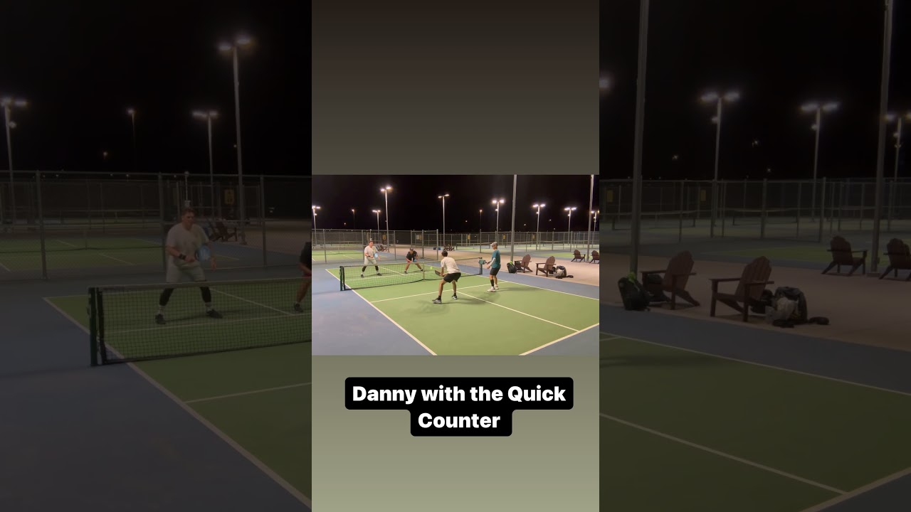 Danny with the fast counter #pickleball #shorts