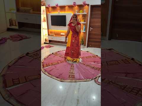 navratri special lehenga from old saree part 2#ytshorts #shorts #trending #lehenga #design #navratri