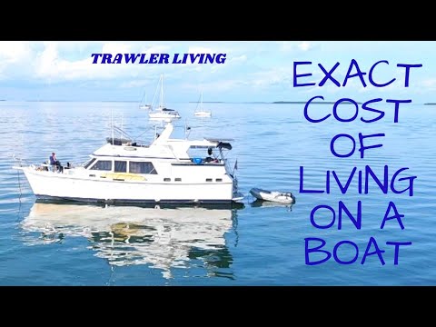 How much does is COST to LIVE on a boat? || Our Monthly Expenses ||  How much $$ we EARN, YouTube ||