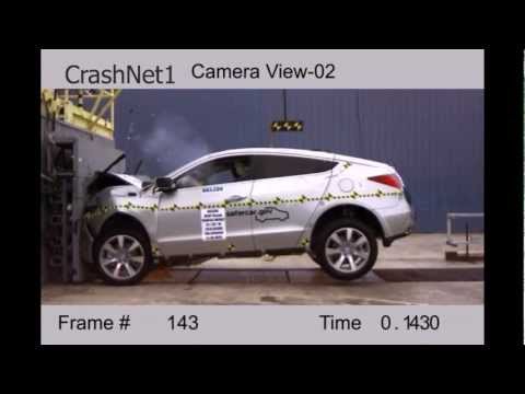 Видео краш-теста Acura Zdx с 2009 года