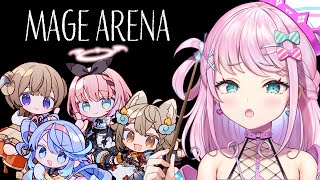 【Mage Arena】声で魔法を出すゲーム！？呪文詠唱でバトル！【VEE/魔王トゥルシー/甘楽デイティー/音門るき/雨庭やえ/ マル・ナナ
