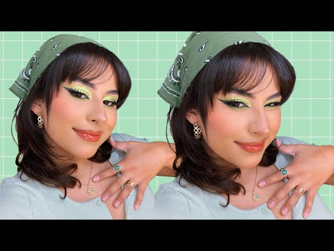 lime green makeup tutorial 🌟🧚💫