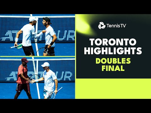 Arevalo & Rojer Take On Ram & Salisbury For The Title | Toronto 2023 Highlights Doubles Final