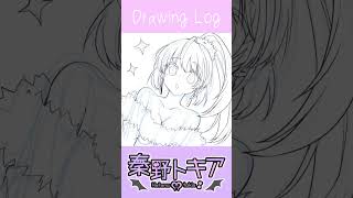 Drawing Log #01 #イラストメイキング #タイムラプス #drawing #illustration