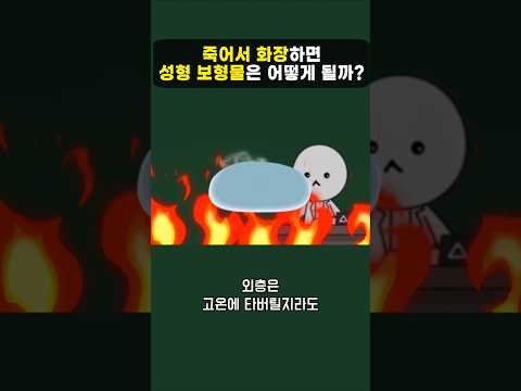 죽어서 화장하면 <strong>성형</strong> 보형물은 어떻게 될까?