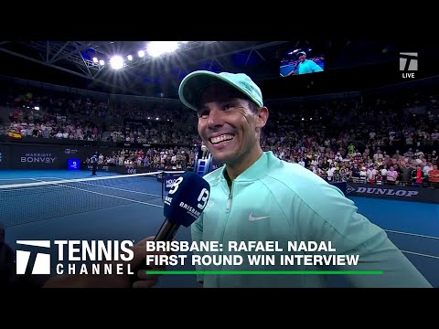 INTERVIEW: R. Nadal; Brisbane 1R