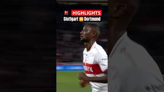 HIGHLIGHTS ⚽️ GUIRASSY Is Back! • Stuttgart 🆚 Dortmund