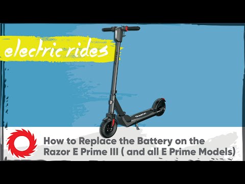 How to Replace the Battery On the Razor E Prime III Electric Scooter