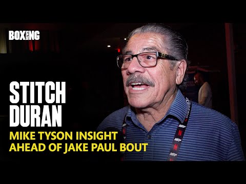 Mike Tyson Cutman Stitch Duran Training Insight For Jake Paul Bout