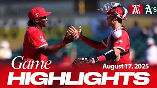 Angels vs. A's Game Highlights (8/17/25) | MLB Highlights