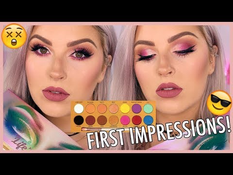 Life's A Drag Palette ?? GRWM Experimenting With Makeup!