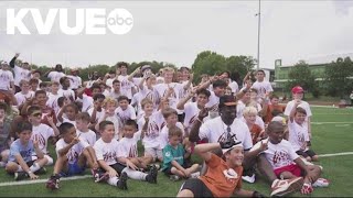 Former Longhorn Peter Mpagi hosts 3rd annual football camp for heart disease