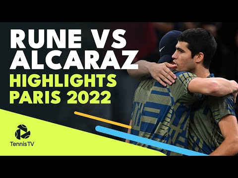 Carlos Alcaraz vs Holger Rune | Paris 2022 Quarter-Final Highlights