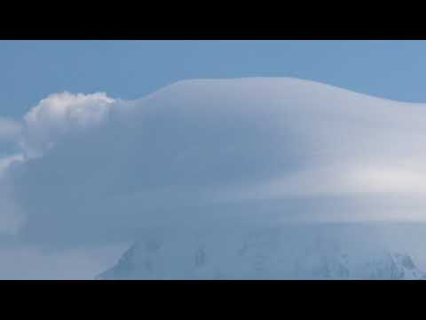 Lenticular clouds around Mt. Rainier