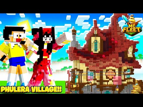 We Built a FLOATING DESI VILLAGE and Celebrated the BRIGHTEST DIWALI EVER in mcFleet! 😱💥