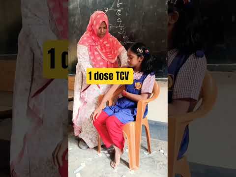 cute baby immunization moment for TCV vaccine #shorts #tcv #health #healthyshorts86