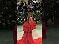 Met Gala 2024: Shakiras Fiery Met Gala 2024 Debut In A Red Carolina Herrera Cutout Gown