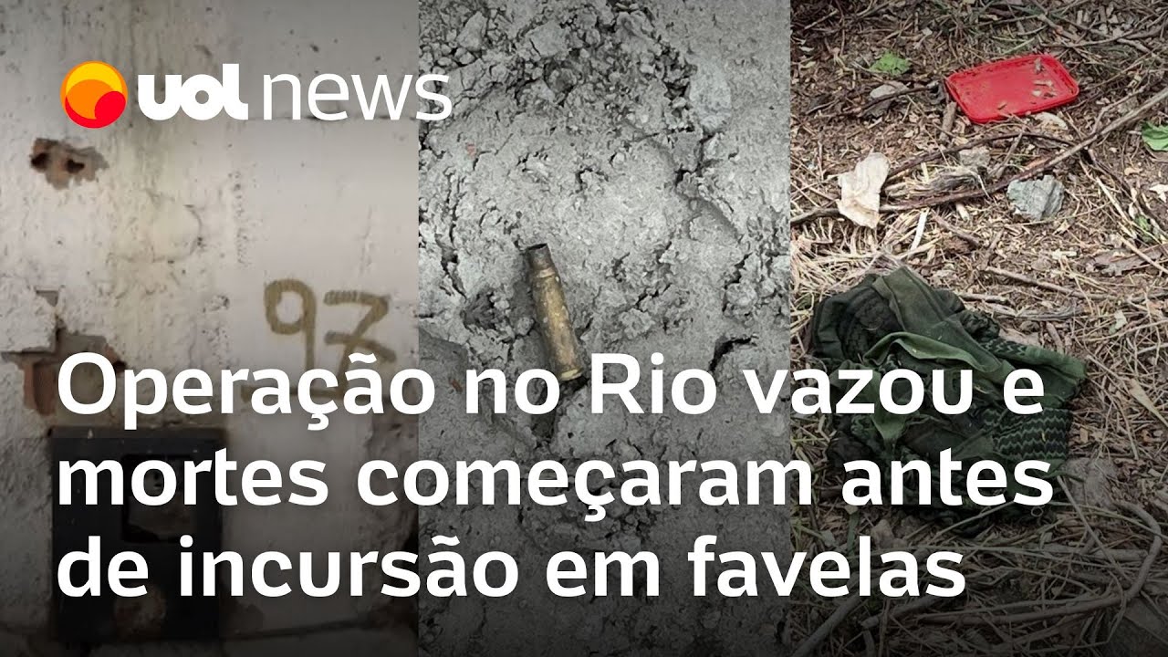 Operação no Rio vazou e mortes começaram antes de incursão em favelas mostra documento  TV Online Operação no Rio vazou e mortes começaram antes de incursão em favelas mostra documento
