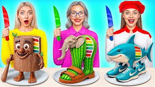 Ich vs Oma: Koch-Challenge | Essbare Schlacht von Bubba DO Challenge