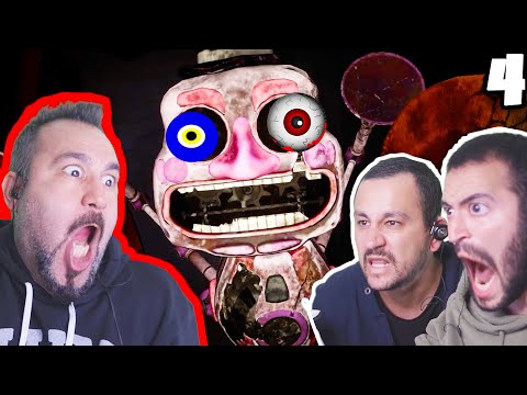 3 kişi HALA KORKUYORUZ ANNE! ÖRÜMCEK ROBOT! | (Five Nights at Freddy's: Security Breach) BÖLÜM #4