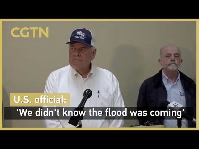 U.S. official: 'We didn't know the flood was coming'