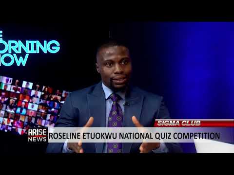Sigma Club: Roseline Etuokwu National Quiz Competition – Moses Eniola | Goke Olaoluwa