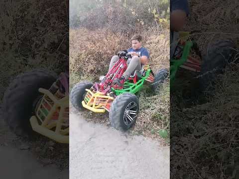 4x4 Diy E-quad on another level #diy #electric #offroad #electric #shorts #short #offroad #shorts