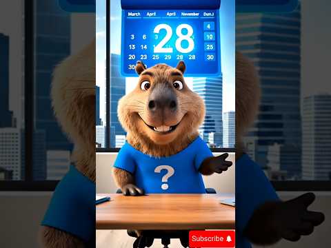 Cuántos meses tienen 28 días? #capibareto #yotuprofe #matematicas