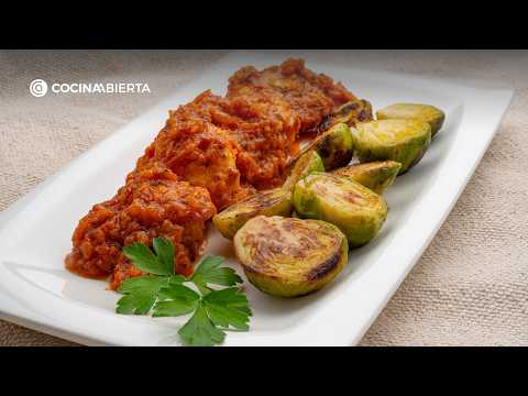 Pollo al curry con coles salteadas | Receta completa y fácil